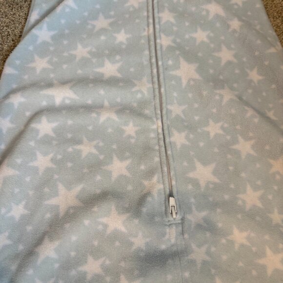 Halo Fleece Sleep Sack - Size M Blue with stars 6-12 months - Picture 5 of 9